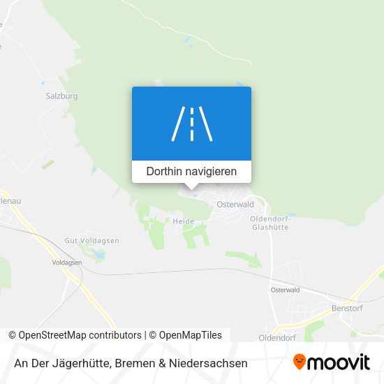 An Der Jägerhütte Karte
