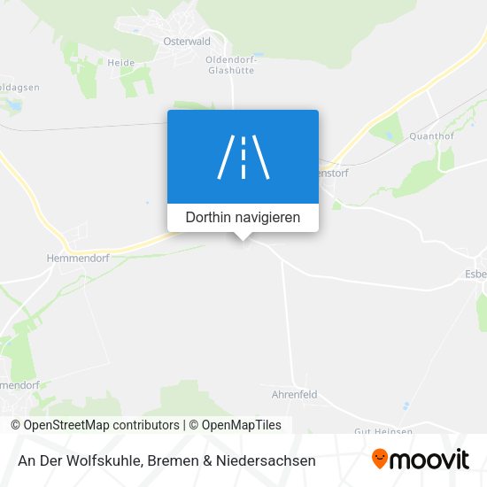 An Der Wolfskuhle Karte