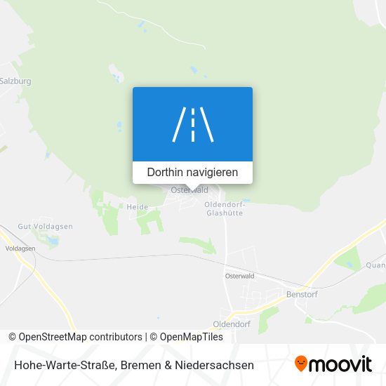 Hohe-Warte-Straße Karte