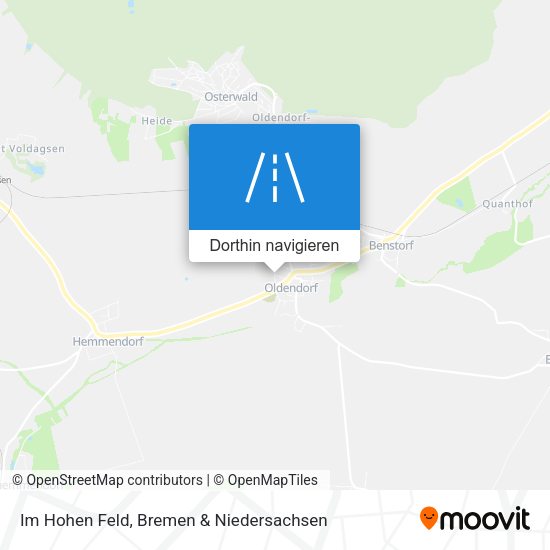 Im Hohen Feld Karte