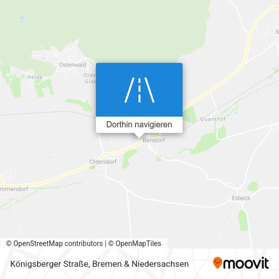 Königsberger Straße Karte