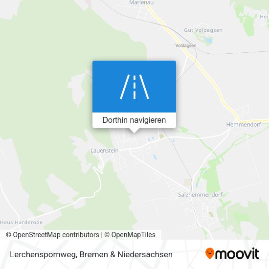 Lerchenspornweg Karte