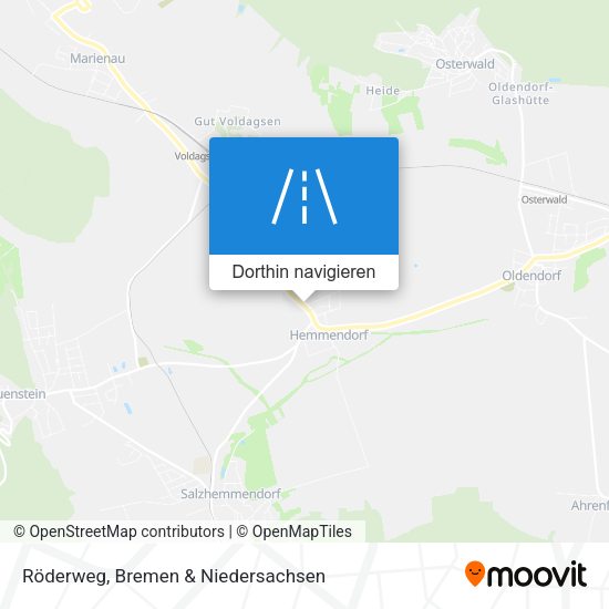 Röderweg Karte
