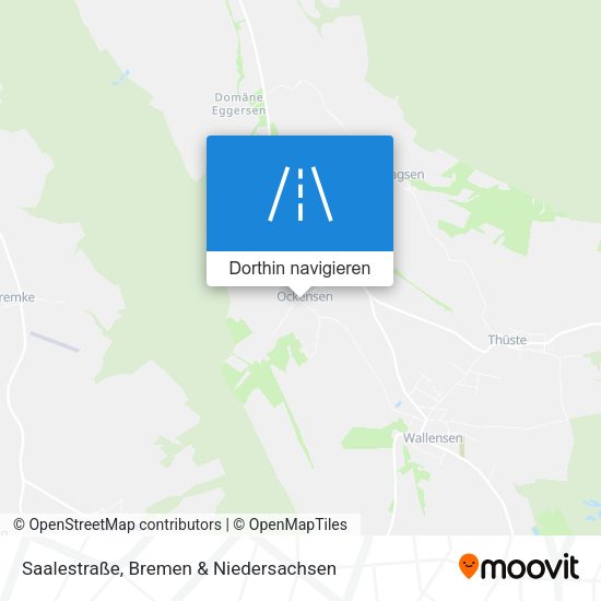 Saalestraße Karte