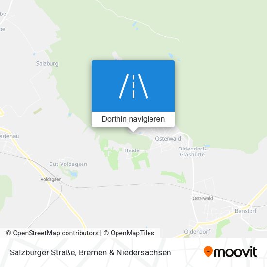 Salzburger Straße Karte