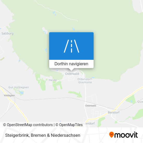 Steigerbrink Karte