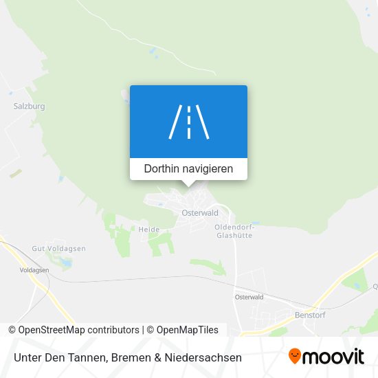Unter Den Tannen Karte