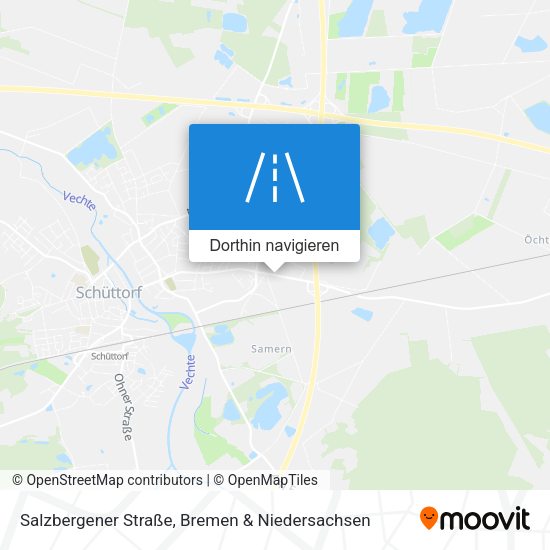 Salzbergener Straße Karte