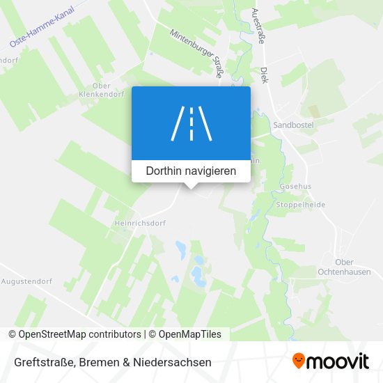 Greftstraße Karte