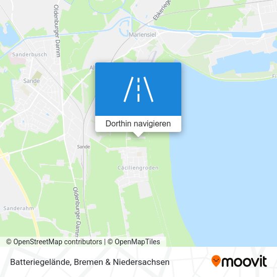 Batteriegelände Karte