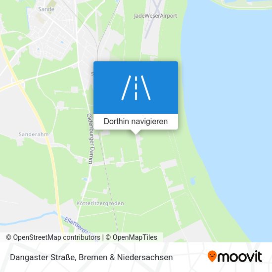Dangaster Straße Karte