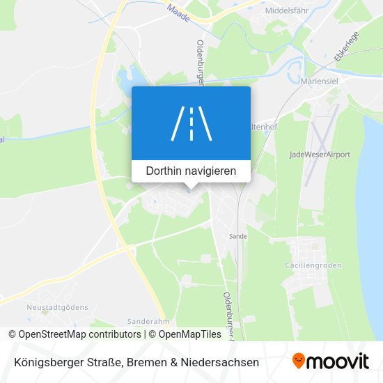Königsberger Straße Karte
