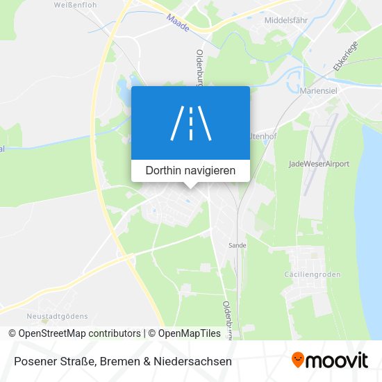 Posener Straße Karte