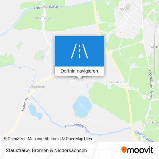 Staustraße Karte