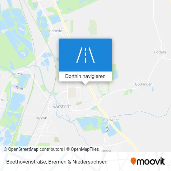 Beethovenstraße Karte