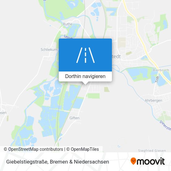 Giebelstiegstraße Karte