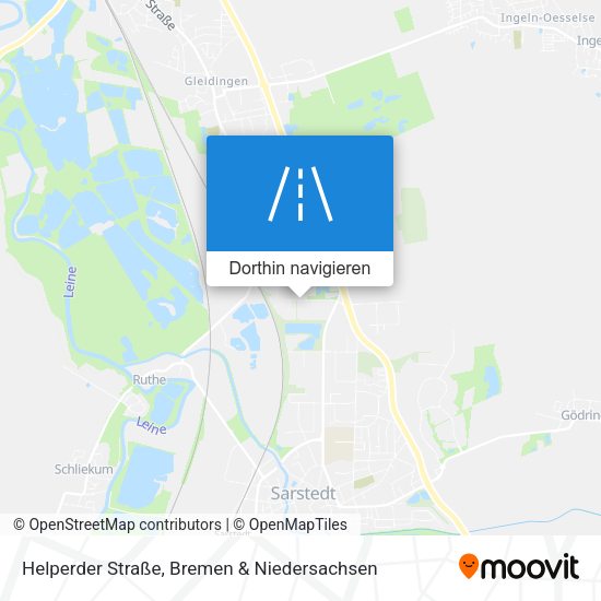 Helperder Straße Karte