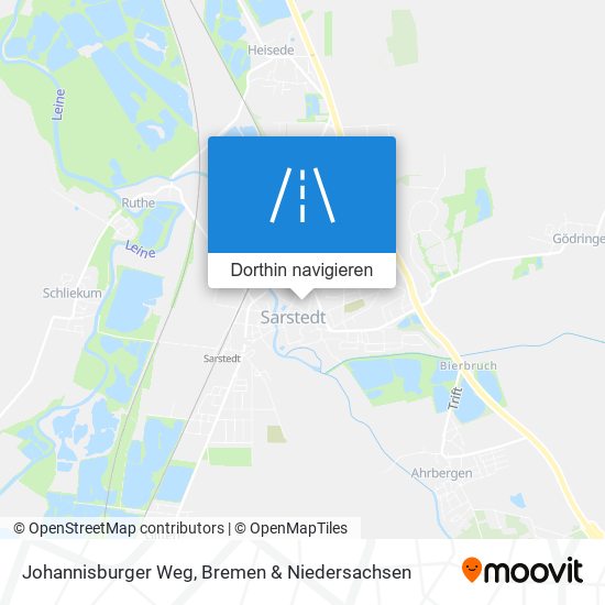 Johannisburger Weg Karte