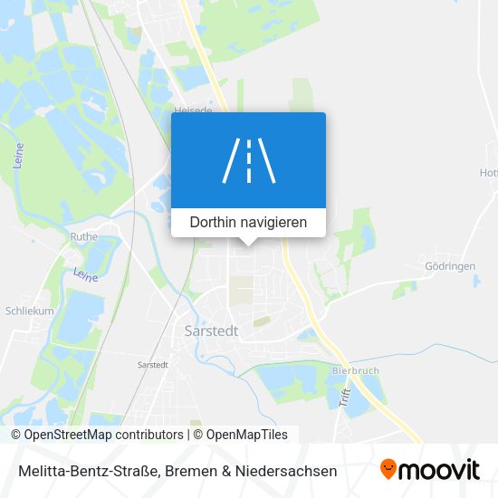 Melitta-Bentz-Straße Karte