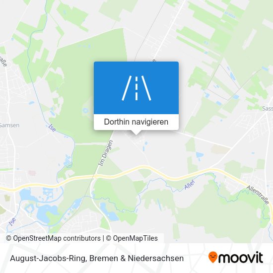 August-Jacobs-Ring Karte