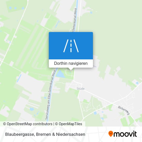Blaubeergasse Karte