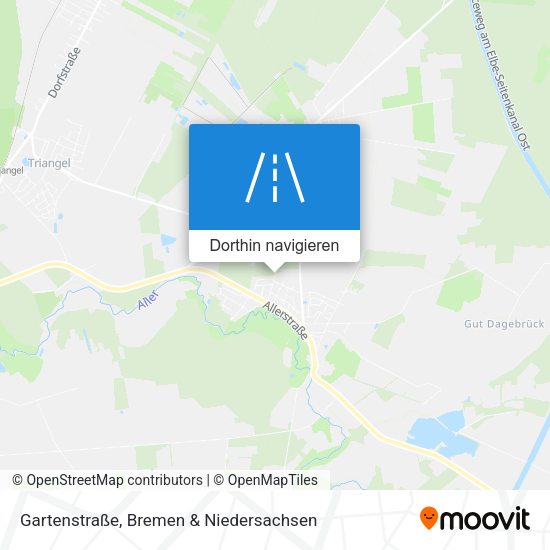 Gartenstraße Karte