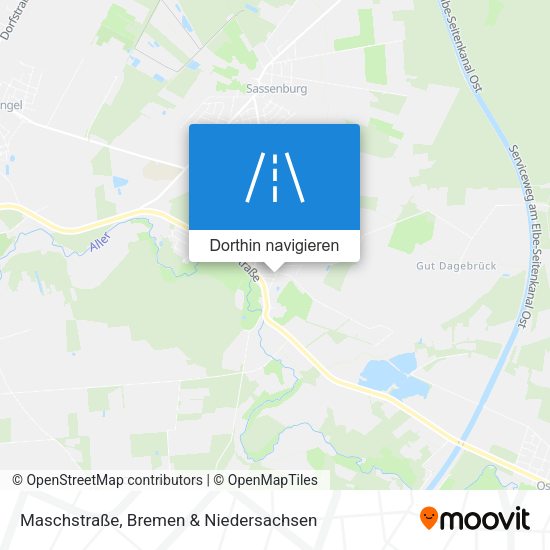 Maschstraße Karte