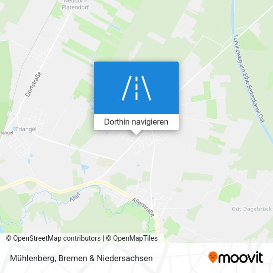 Mühlenberg Karte