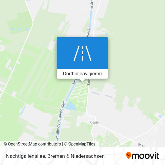 Nachtigallenallee Karte