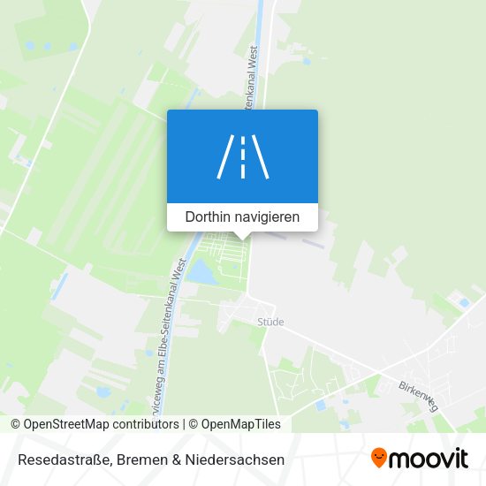 Resedastraße Karte