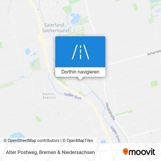 Alter Postweg Karte