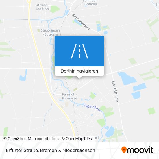 Erfurter Straße Karte