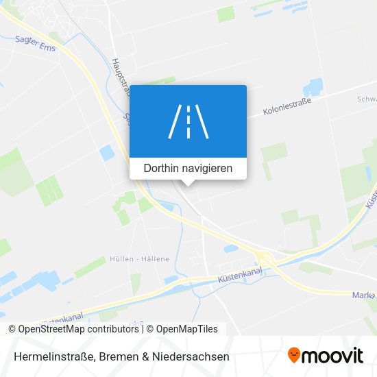 Hermelinstraße Karte