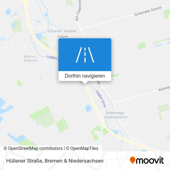 Hüllener Straße Karte