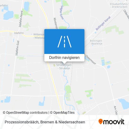 Prozessionsbrääch Karte