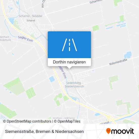 Siemensstraße Karte