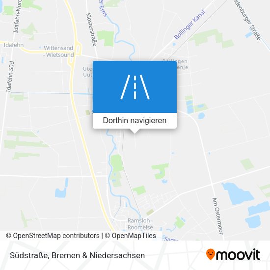 Südstraße Karte
