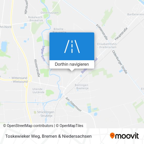 Toskewieker Weg Karte