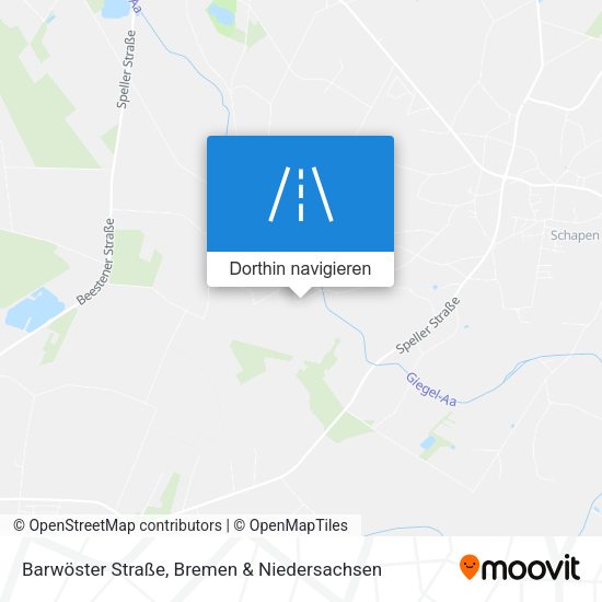 Barwöster Straße Karte