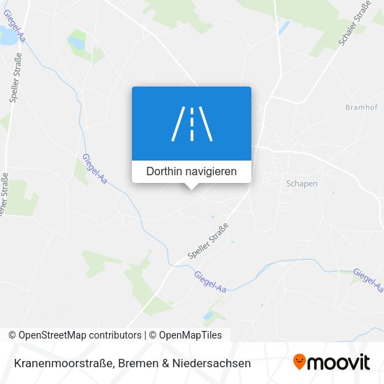 Kranenmoorstraße Karte