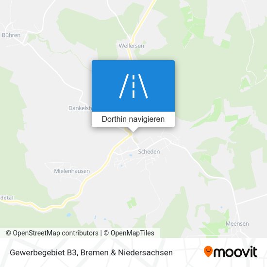 Gewerbegebiet B3 Karte