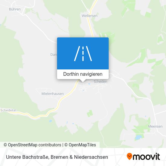 Untere Bachstraße Karte