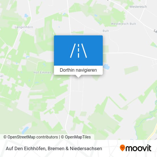 Auf Den Eichhöfen Karte