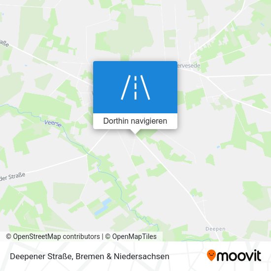 Deepener Straße Karte