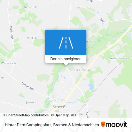 Hinter Dem Campingplatz Karte