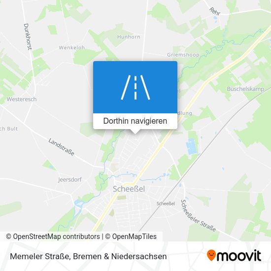 Memeler Straße Karte