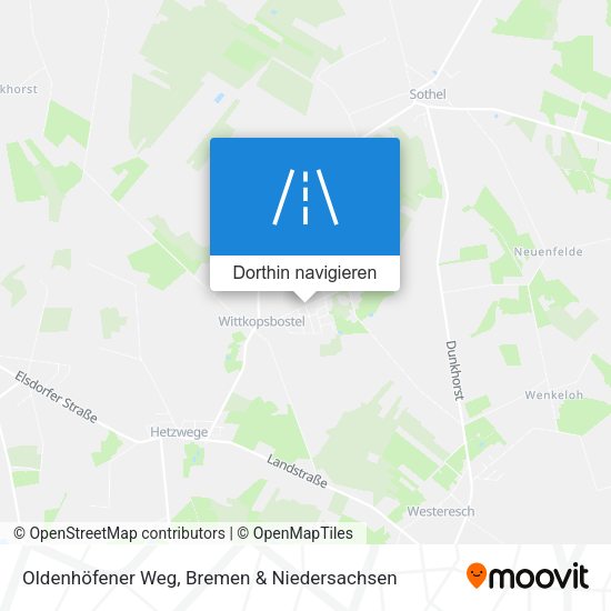 Oldenhöfener Weg Karte