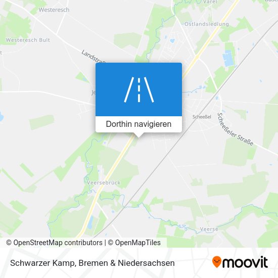 Schwarzer Kamp Karte