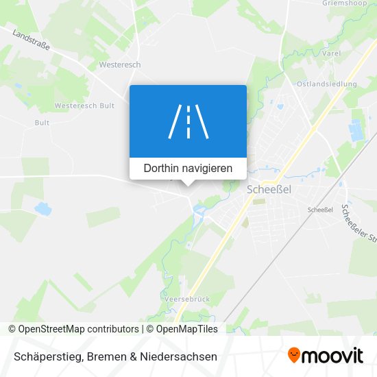 Schäperstieg Karte