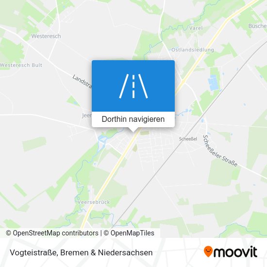 Vogteistraße Karte